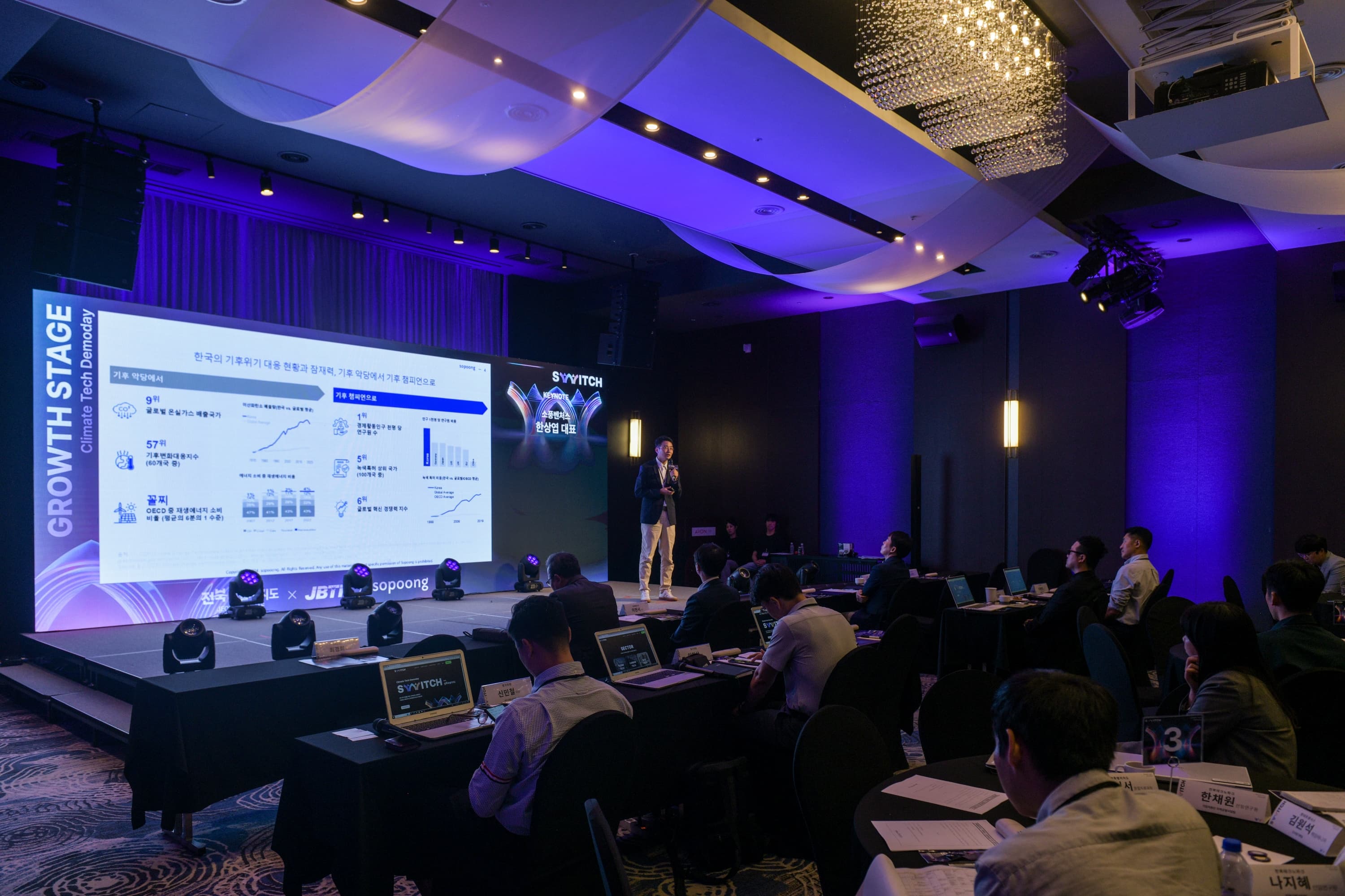 스타트업 IR 발표 현장