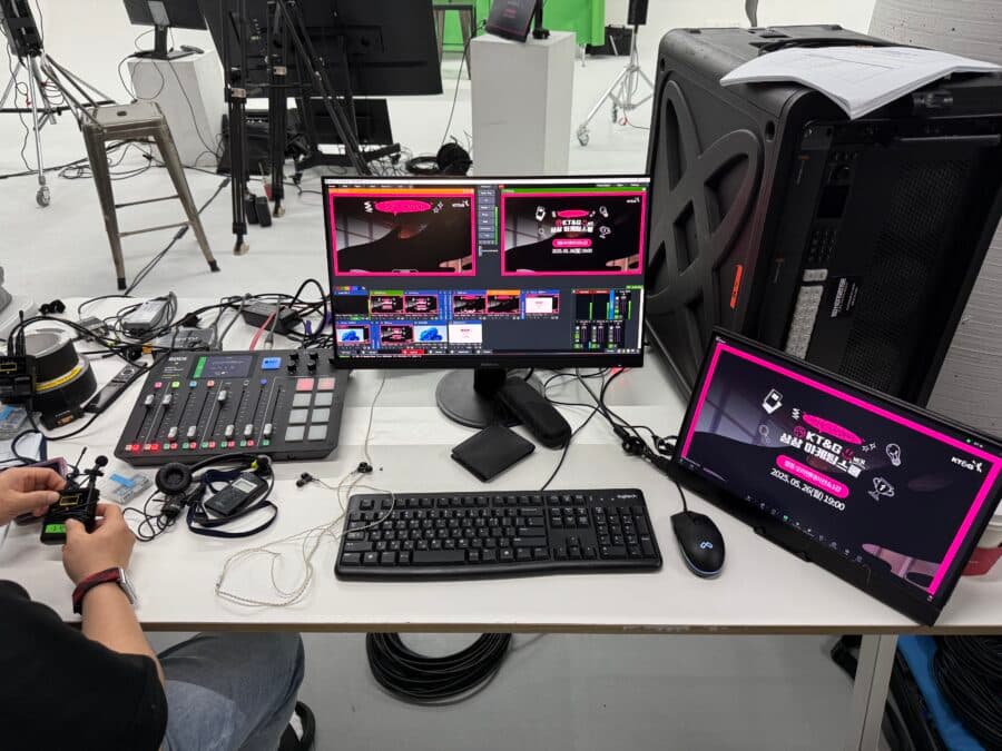 전문 음향 장비 구성