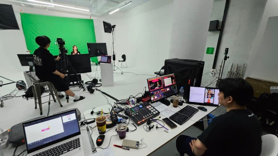 크로마키 배경 합성