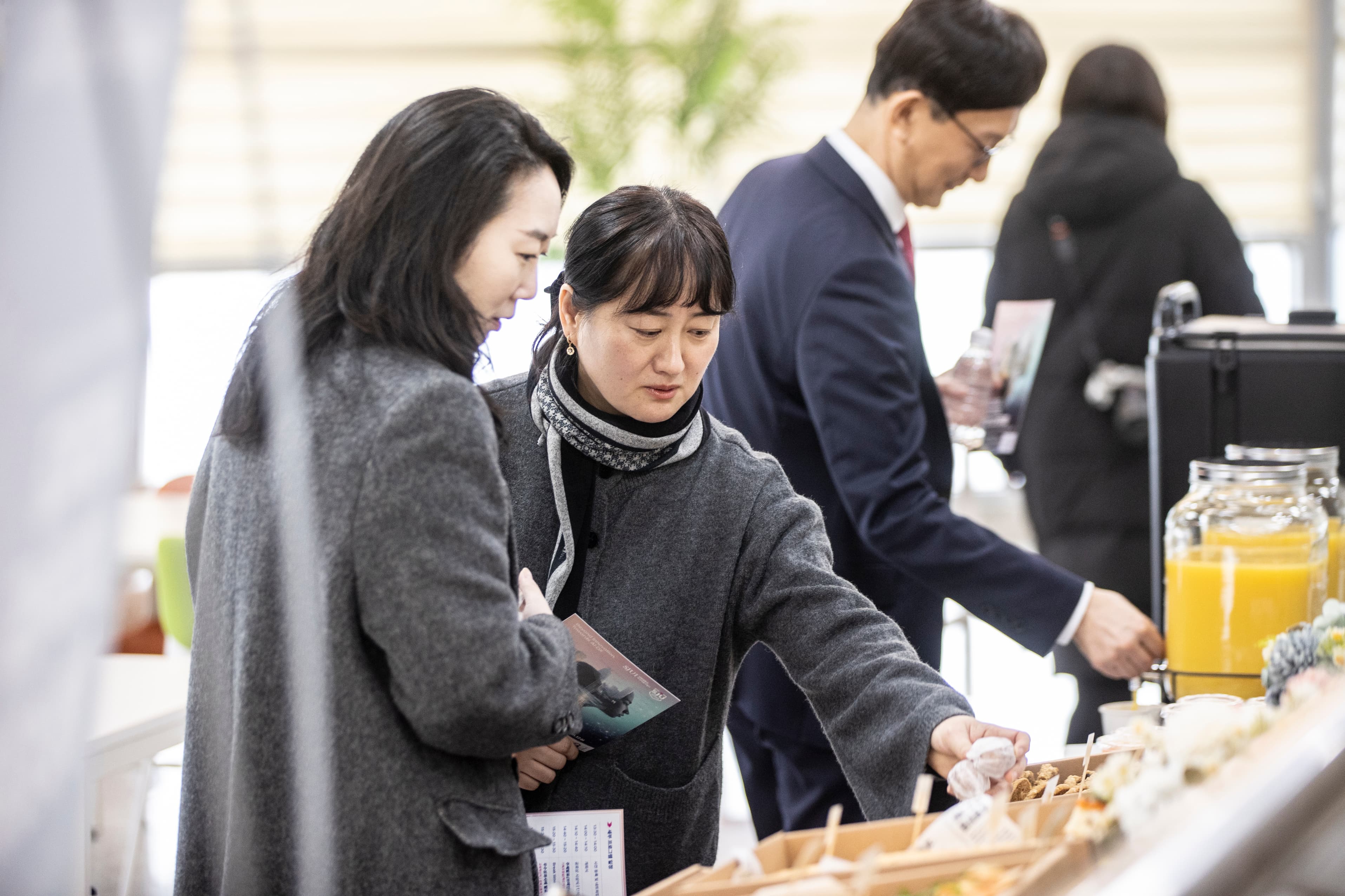 참가자 다과 네트워킹 08