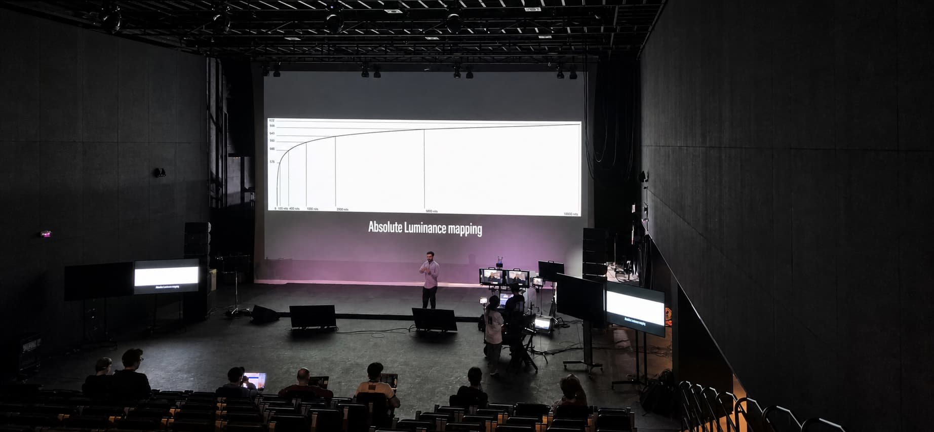 01 auditorium color grading presentation